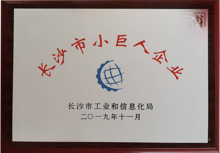 長沙天創粉末有限公司榮獲長沙市“科技創新小巨人企業”獎!!!